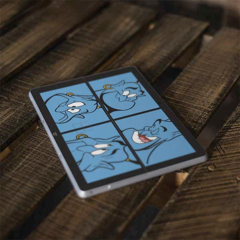 Disney Aladdin Genie Faces Grid Surface Go Skin