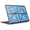 Disney Aladdin Genie Faces Grid Surface Laptop 3 13.5in Skin