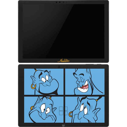 Disney Aladdin Genie Faces Grid Surface Pro 6 Skin