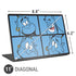 Disney Aladdin Genie Faces Grid Universal Laptop 11in (8.8 x 6.2in) Skin