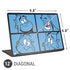 Disney Aladdin Genie Faces Grid Universal Laptop 12in (9.8 x 6.8in) Skin