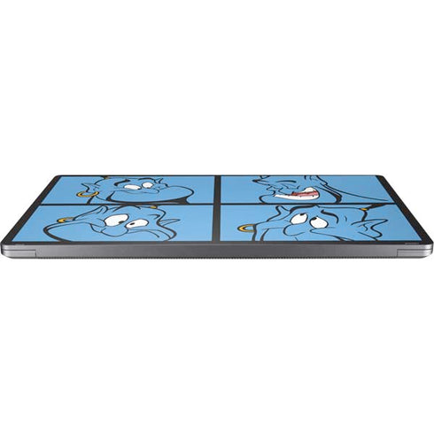 Disney Aladdin Genie Faces Grid Universal Laptop 13in (10.6 x 7.6in) Skin