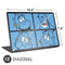 Disney Aladdin Genie Faces Grid Universal Laptop 13in (10.6 x 7.6in) Skin