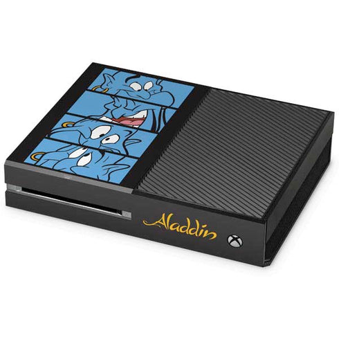 Disney Aladdin Genie Faces Grid Xbox One Console Skin