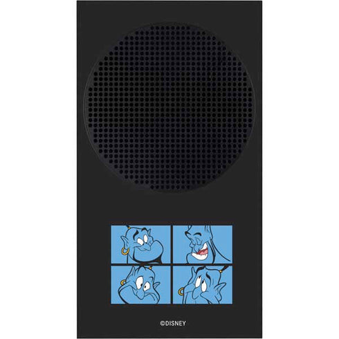 Disney Aladdin Genie Faces Grid Xbox Series S Console Skin