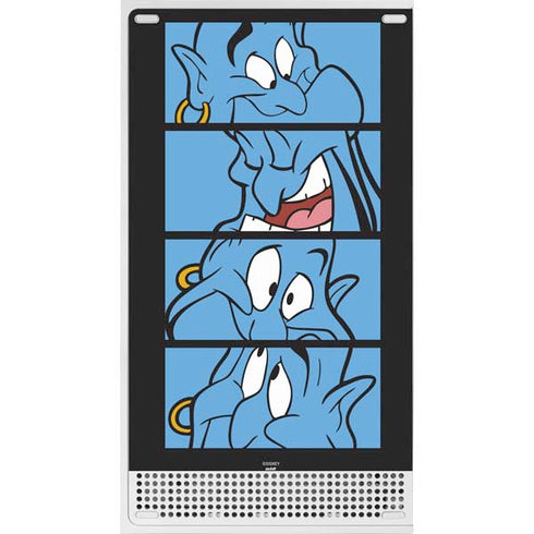 Disney Aladdin Genie Faces Grid Xbox Series S Console Skin
