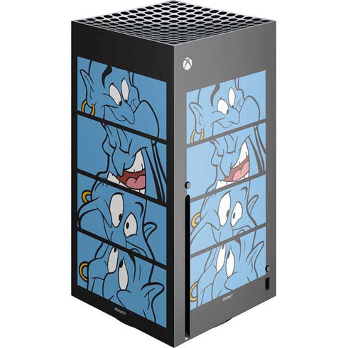 Disney Aladdin Genie Faces Grid Xbox Series X Console Skin