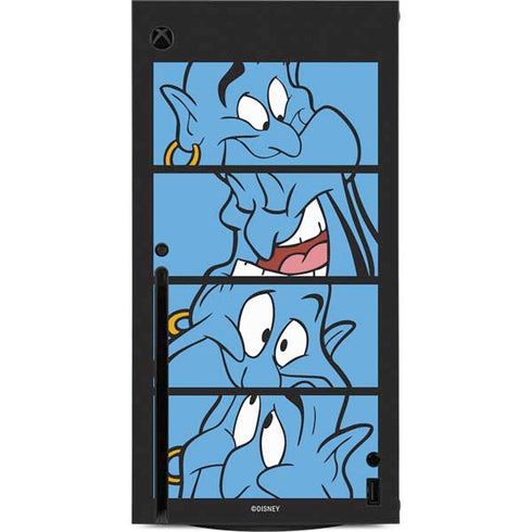 Disney Aladdin Genie Faces Grid Xbox Series X Console Skin
