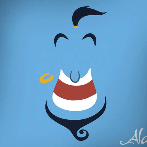 Disney Aladdin Genie Outline Art Dell Alienware Skin