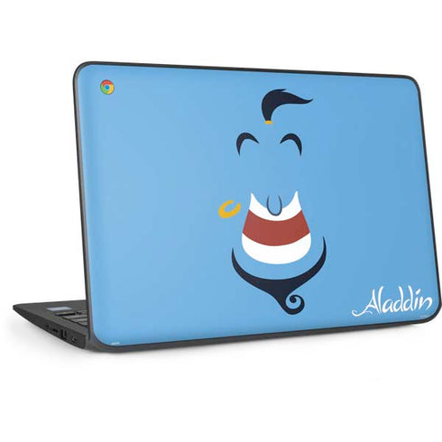 Disney Aladdin Genie Outline Art HP Chromebook Skin