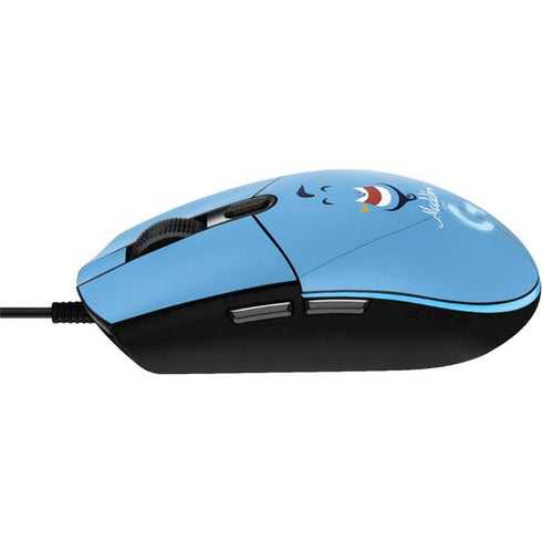 Disney Aladdin Genie Outline Art G203 Prodigy RGB Wired Gaming Mouse Skin