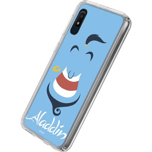 Disney Aladdin Genie Outline Art Galaxy A10e Clear Case