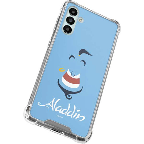 Disney Aladdin Genie Outline Art Galaxy A13 5G Clear Case