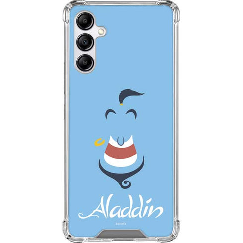 Disney Aladdin Genie Outline Art Galaxy A14 5G Clear Case