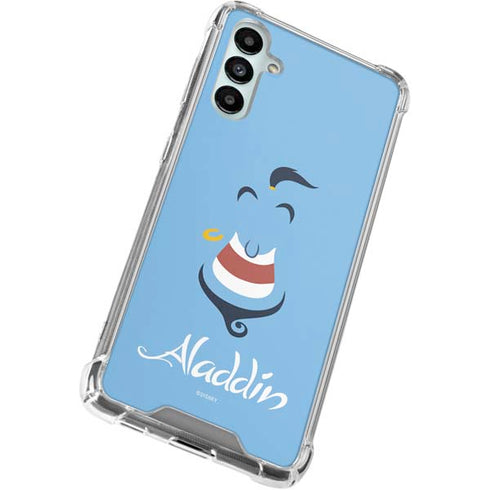 Disney Aladdin Genie Outline Art Galaxy A15 5G Clear Case