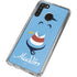 Disney Aladdin Genie Outline Art Galaxy A21 Clear Case
