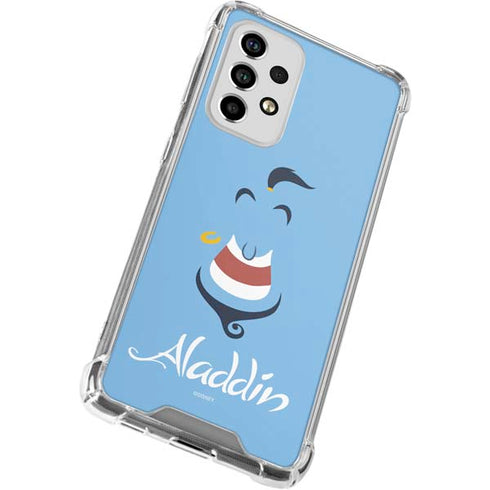Disney Aladdin Genie Outline Art Galaxy A53 5G Clear Case