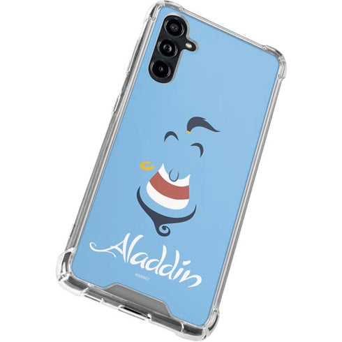 Disney Aladdin Genie Outline Art Galaxy A54 5G Clear Case