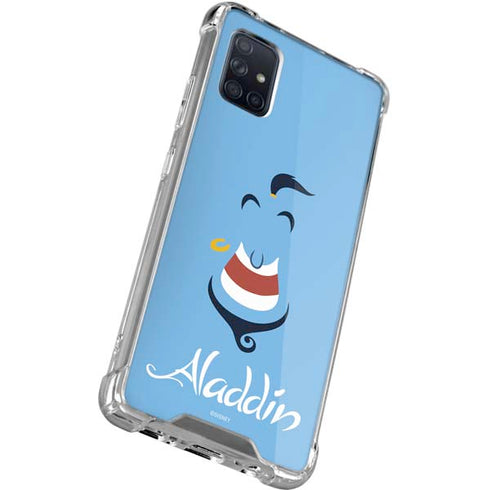 Disney Aladdin Genie Outline Art Galaxy A71 5G Clear Case