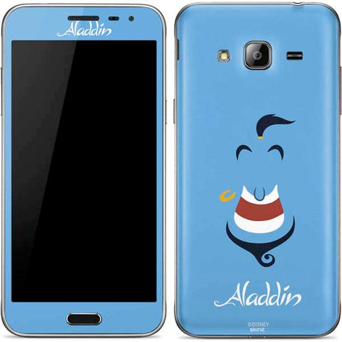 Disney Aladdin Genie Outline Art Galaxy J3 Skin