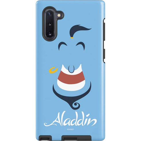 Disney Aladdin Genie Outline Art Galaxy Note 10 Pro Case