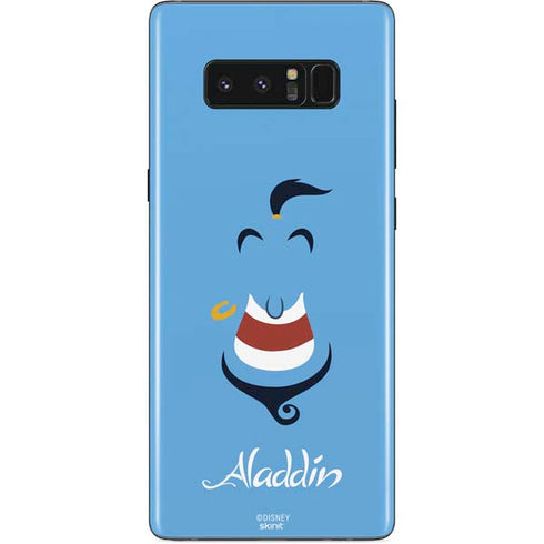 Disney Aladdin Genie Outline Art Galaxy Note 8 Skin