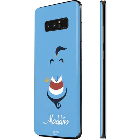 Disney Aladdin Genie Outline Art Galaxy Note 8 Skin