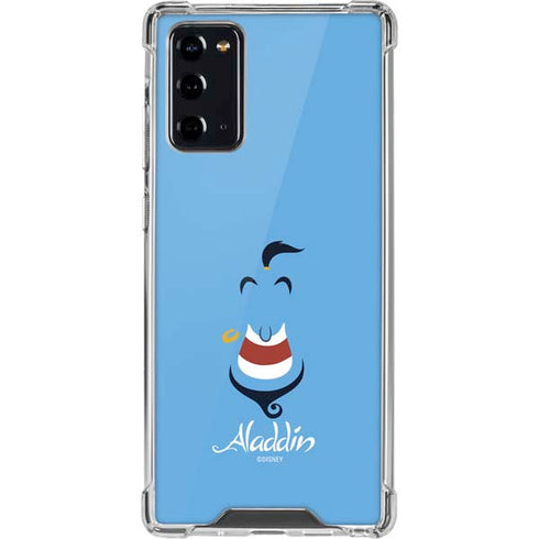 Disney Aladdin Genie Outline Art Galaxy Note20 5G Clear Case