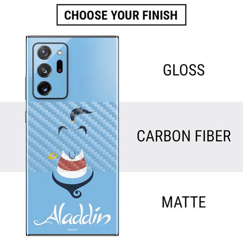 Disney Aladdin Genie Outline Art Galaxy Note20 Ultra 5G Skin