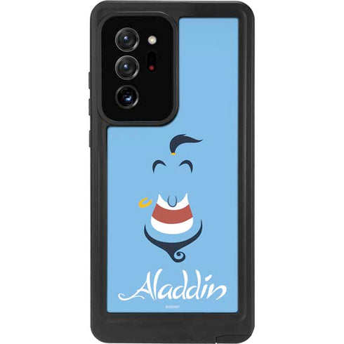 Disney Aladdin Genie Outline Art Galaxy Note20 Ultra 5G Waterproof Case