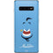 Disney Aladdin Genie Outline Art Galaxy S10 Plus Skin