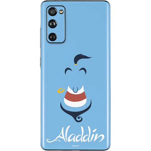 Disney Aladdin Genie Outline Art Galaxy S20 Fan Edition Skin