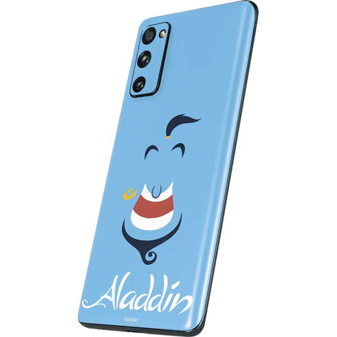 Disney Aladdin Genie Outline Art Galaxy S20 Fan Edition Skin