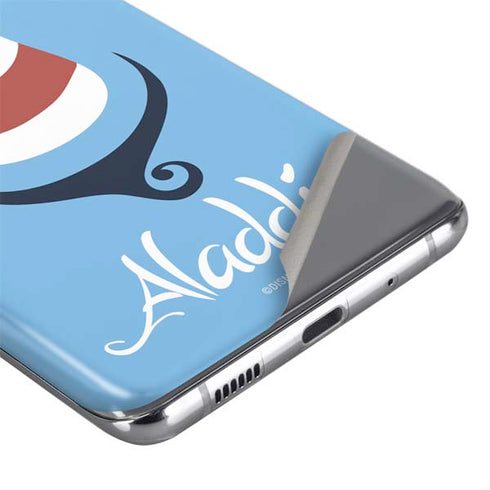 Disney Aladdin Genie Outline Art Galaxy S20 Plus Skin