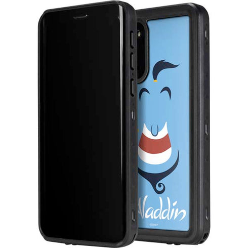 Disney Aladdin Genie Outline Art Galaxy S20 Plus Waterproof Case