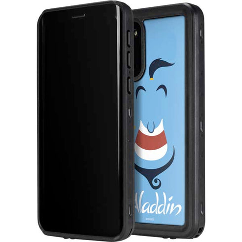 Disney Aladdin Genie Outline Art Galaxy S20 Waterproof Case