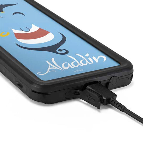 Disney Aladdin Genie Outline Art Galaxy S20 Waterproof Case