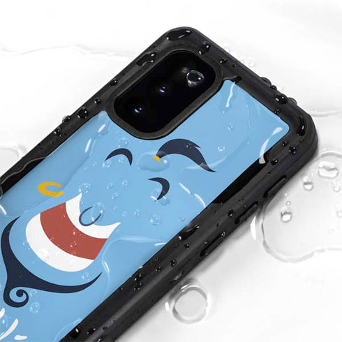 Disney Aladdin Genie Outline Art Galaxy S20 Waterproof Case
