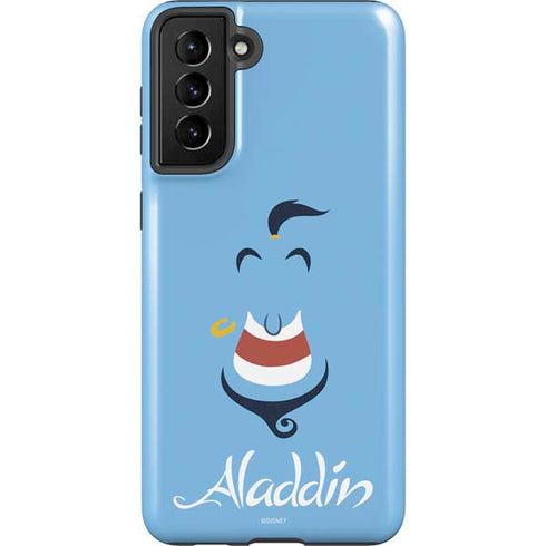 Disney Aladdin Genie Outline Art Galaxy S21 FE Pro Case