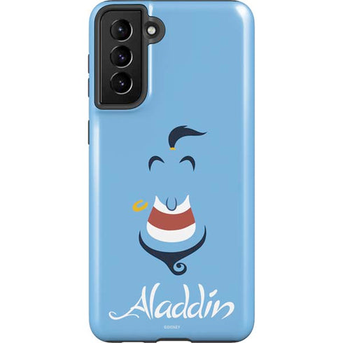 Disney Aladdin Genie Outline Art Galaxy S21 Plus 5G Pro Case