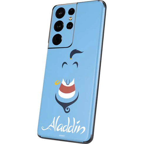 Disney Aladdin Genie Outline Art Galaxy S21 Ultra 5G Skin