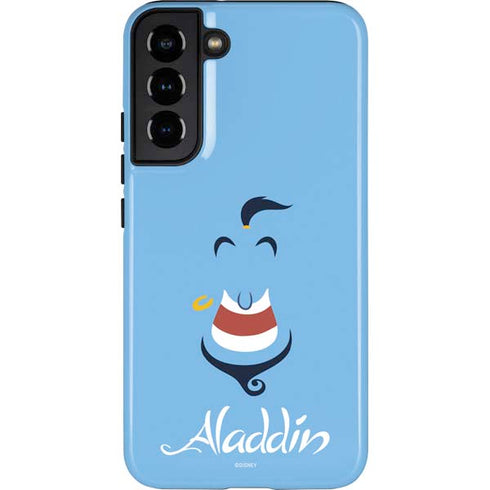 Disney Aladdin Genie Outline Art Galaxy S22 Plus Pro Case