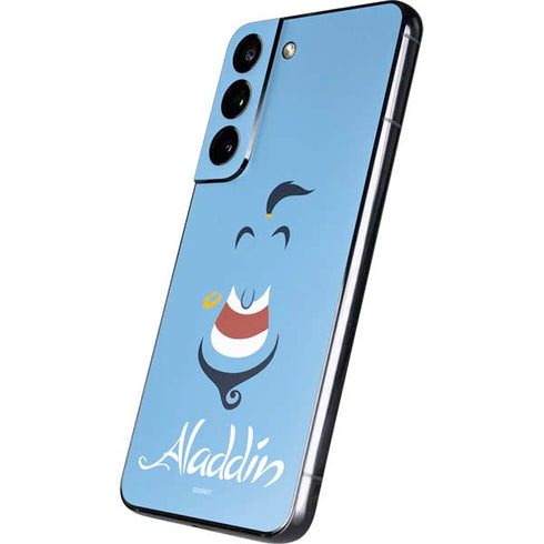 Disney Aladdin Genie Outline Art Galaxy S22 Skin