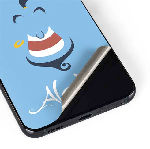 Disney Aladdin Genie Outline Art Galaxy S22 Skin