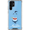 Disney Aladdin Genie Outline Art Galaxy S22 Ultra Clear Case