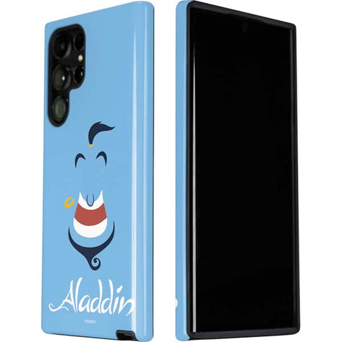 Disney Aladdin Genie Outline Art Galaxy S22 Ultra Pro Case