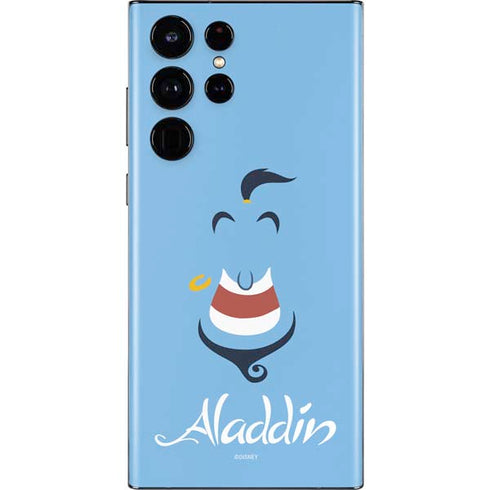 Disney Aladdin Genie Outline Art Galaxy S22 Ultra Skin