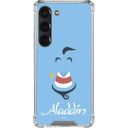 Disney Aladdin Genie Outline Art Galaxy S23 Clear Case