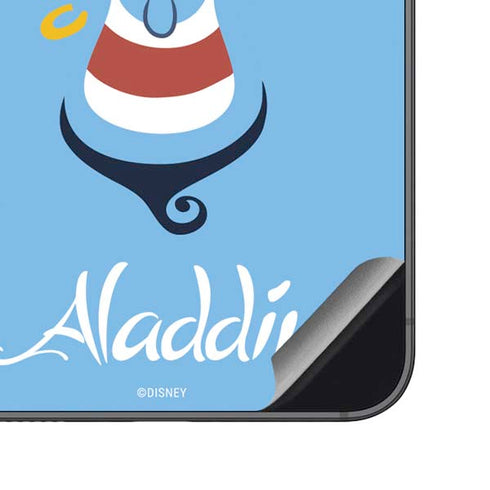 Disney Aladdin Genie Outline Art Galaxy S23 FE Skin