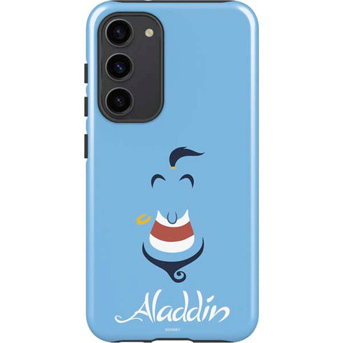 Disney Aladdin Genie Outline Art Galaxy S23 Plus Pro Case